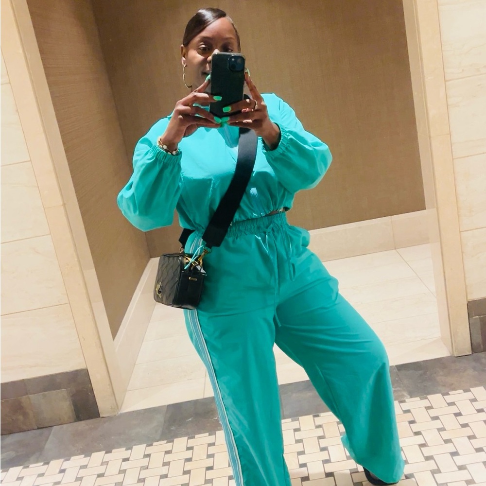 Women's Teal Jumpsuit